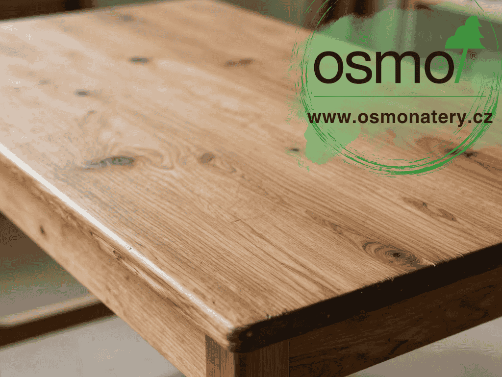 renovace starého dřevěného stolu před a po